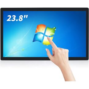 23.8 inch Touch Screen PC Monitor, Intel i5, 4GB RAM, 128G SSD, 16:9 FHD 1080P, Windows 10, Smart Board for Classroom, Meeting & Game, USB, VGA & HD-MI Monitor