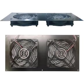 مبرد خزانة AV بتحكم حراري مزدوج من Coolerguys مقاس 120 مم مع مراوح Typhoon اللطيفة in Kuwait