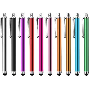 Bulk Universal Touch Screen Capacitive Stylus Pens for Touch Screens, Maeline (Stylus Only, 10 Pack)