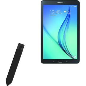 BoxWave Stylus Pouch Compatible with Galaxy Tab E (9.6) - Stylus PortaPouch, Stylus Holder Carrier Portable Self-Adhesive for Galaxy Tab E (9.6), Samsung Galaxy Tab E (9.6) - Jet Black