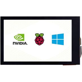 3.5 Inch LCD Display 3.5inch HDMI Touch Screen Touchscreen for Raspberry Pi 4B+ 4B 3B+ 3B 2B+ Zero W WH 2 W Jetson Nano PC 480x800 Adjustable Brightness IPS Display