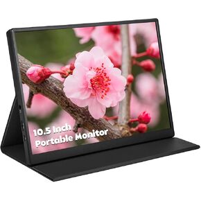Portable Monitor 10.5 Inch FHD 1920x1280 Gaming Monitor with Type-C Mini HDMI Ultra-Slim IPS Display with Smart Cover & Speakers,VESA in Saudi Arabia