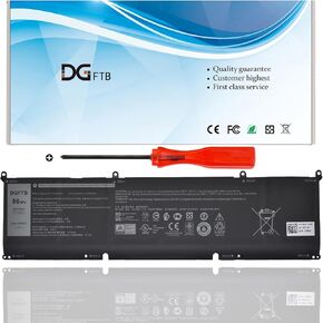 69KF2 86Wh Laptop Battery for Dell G7 15 7500 G15 5510 5511 5515 5520 5521 XPS 15 9500 9510 9520 Precision 5550 5560 5570 for Alienware M15 R3 R4 M17 R3 R4 Series 7510 7610 P87F P91F 11.4V 7167mAh