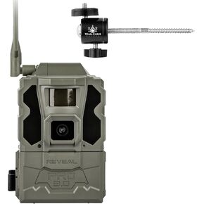 TACTACAM Reveal Pro 3.0 Cellular Trail Camera - Multi-Cellular Network, GPS, 2" LCD, No-Glow IR, Wi-Fi Enabled, HD Photos & 1080p Videos, Long Battery Life, Fast Trigger + Tree Mount