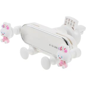 Cute Phone Mount for Car, Cute Zodiac Rabbit Car Phone Holder, Bunny Phone Mount Air Vent Mobile Phone Support for All Cell Phone