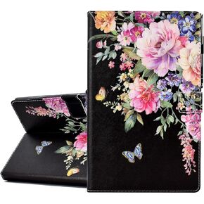 KEROM for Kindle Fire Max 11 Case (13th Generation, 2023 Release), Fire Max 11 Tablet Case, PU Leather Folio Folding Stand Cover Case for Fire 11 Tablet with Auto Wake/Sleep, Hummingbird