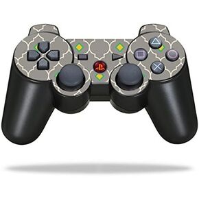 Protective Vinyl Skin Decal Skin Compatible with Sony Playstation 3 PS3 Controller wrap Sticker Skins Quatrefoil