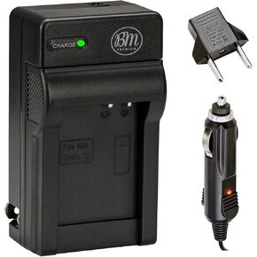 BM EN-EL12 Battery Charger for Nikon Coolpix A1000 B600 W300 A900 AW100 AW110 AW120 AW130 S6200 S6300 S8100 S8200 S9050 S9200 S9300 S9400 S9500 S9700 S9900 P310 P330 P340, KeyMission