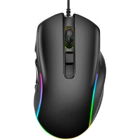 Gaming Mouse 6D Computer Wired Mouse Ergonomic Design RGB Light Optical Mice for PC Laptop in Saudi Arabia