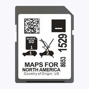 8653 1529 Latest Version Navigation SD Card Fit for Ct4 Ct5 Ct6 Enclave Encore Envision Escalade Blazer Camaro Colorado Corvette Yukon USA/Can/Mex Maps