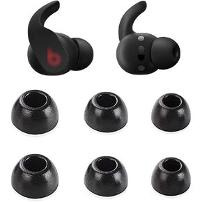 ALXCD Foam Ear tips Compatible with Beats Fit Pro, S/M/L 3 Sizes 3 Pairs Soft Memory Foam Earbud Tips Replacement Foam Tips, Compatible with Beats Fit Pro SML Black