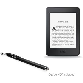 BoxWave Stylus Pen Compatible with Kindle Paperwhite (1st Gen 2012) (Stylus Pen EverTouch Capacitive Stylus, Fiber Tip Capacitive Stylus Pen - Jet Black