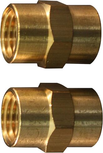 Milton S-643 1/4" FNPT Hex Coupling Hose Fitting - Pack of 2 in Saudi Arabia