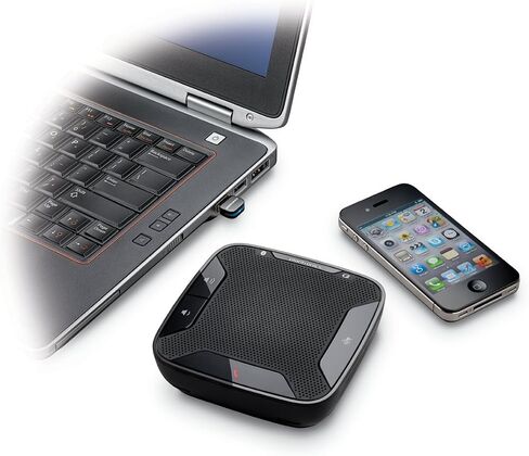 مكبر صوت بلوتوث Plantronics Calisto 620 - عبوة البيع بالتجزئة - أسود (متجدد) in Saudi Arabia