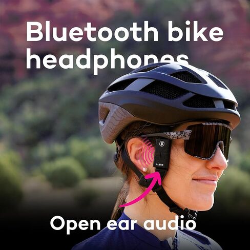 Punks Wireless Bluetooth Bike Helmet Speakers - Premium Open Ear Audio, Hands-Free Calls, 2-Button Operation, Fits All Open Face Helmets - Ideal for Bicycling, Climbing, Equestrian, Dirt Biking in Saudi Arabia