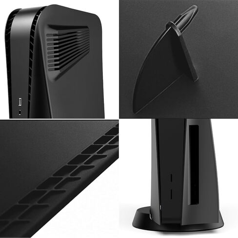 Plates Cover for PS5, Faceplate with Cooling Vent for PlayStation 5 Disc Edition Console, ABS Anti-Scratch Dustproof Hard Shockproof Replacement Side Plate Shell Case for PS5 Accessories in Kuwait