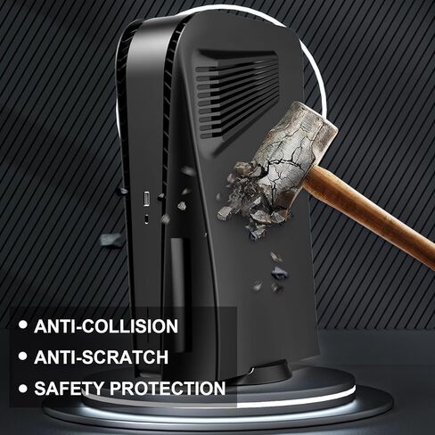 Plates Cover for PS5, Faceplate with Cooling Vent for PlayStation 5 Disc Edition Console, ABS Anti-Scratch Dustproof Hard Shockproof Replacement Side Plate Shell Case for PS5 Accessories in Kuwait