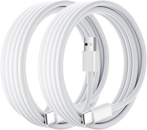 قطعتان من كابل Carplay للسيارة لهاتف iPhone 15، كابل شاحن Apple Car USB A إلى USB C بطول 3أقدام لهاتف iPhone 15/15 Pro Max/15 Plus/iPad 10th Gen/iPad Pro 12.9/11/iPad Air 5th/ 4th Gen/Mini 6th Gen سلك الشاحن in Saudi Arabia