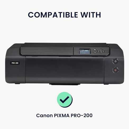 kwmobile Linen Printer Cover Compatible with Canon PIXMA PRO-200 Case - Rabbits and Flowers White/Brown/Gray Green in Saudi Arabia