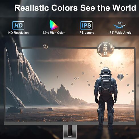 كمبيوتر مكتبي الكل في واحد، شاشة FHD مقاس 24 بوصة، N5095 8 جيجابايت رام، 512 جيجابايت SSD، معالج رباعي النواة، لوحة مفاتيح وماوس سلكية، مكبر صوت RGB، أسود (N5095-8G-512G) in Kuwait