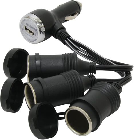 محول طاقة، 4 منافذ، 12 فولت in Kuwait