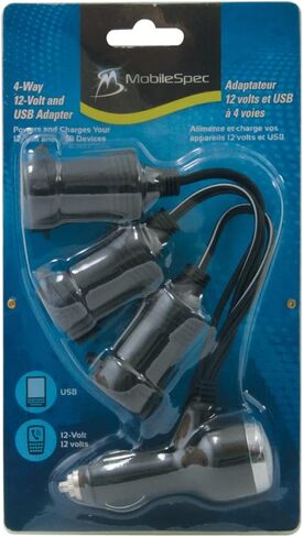 محول طاقة، 4 منافذ، 12 فولت in Kuwait