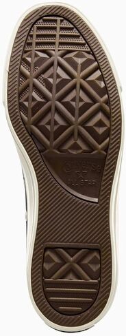 حذاء رياضي Chuck Taylor All Star Hi Top للنساء من Converse، أسود كرزي/بلشون أبيض/أحمر، مقاس 8.5 in Saudi Arabia