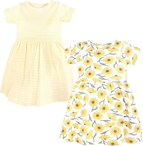 Hudson Baby Baby Girls Cotton Dresses, Daisy, 4T in Saudi Arabia