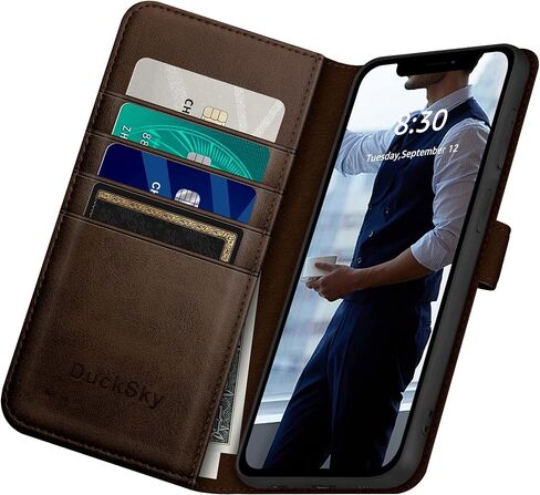 حافظة محفظة من الجلد الأصلي لهاتف iPhone XR 【حجب RFID 】 【4 حامل بطاقة الائتمان 】 【جلد حقيقي 】 حافظة هاتف قابلة للطي قابلة للطي غطاء حماية للنساء والرجال لجراب Apple XR بني فاتح in Saudi Arabia