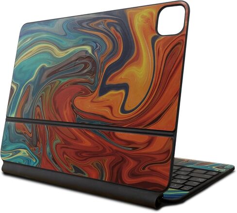 Skin Compatible with Apple Magic Keyboard for iPad Pro 13‑inch (M4) 2024 - Almond Blossom - Premium 3M Vinyl Protective Wrap Decal Cover - Easy to Apply | Crafted in The USA by MightySkins in Saudi Arabia