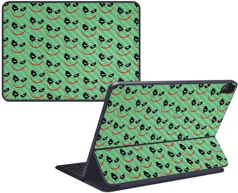 MightySkins Carbon Fiber Skin for Apple iPad Pro Smart Keyboard 12.9" (2018) - Anime Fan - Protective, Durable Textured Carbon Fiber Finish - Easy to Apply, Remove, and Change Styles - Made in The USA in Saudi Arabia