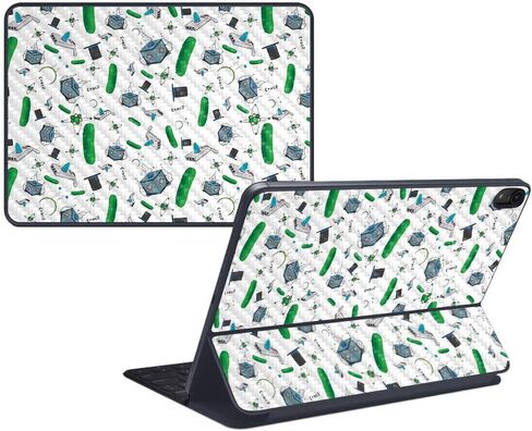 MightySkins Carbon Fiber Skin for Apple iPad Pro Smart Keyboard 12.9" (2018) - Anime Fan - Protective, Durable Textured Carbon Fiber Finish - Easy to Apply, Remove, and Change Styles - Made in The USA in Saudi Arabia
