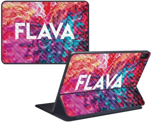 MightySkins Carbon Fiber Skin for Apple iPad Pro Smart Keyboard 12.9" (2018) - Anime Fan - Protective, Durable Textured Carbon Fiber Finish - Easy to Apply, Remove, and Change Styles - Made in The USA in Saudi Arabia