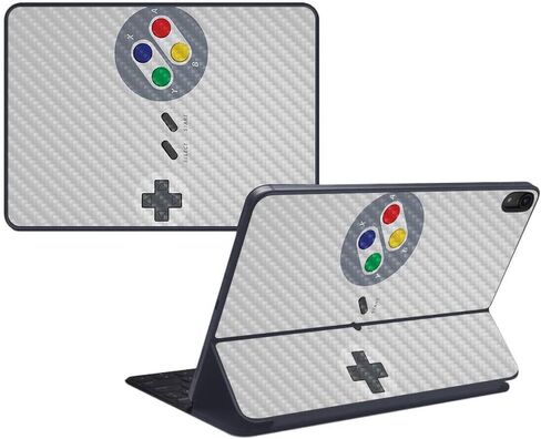 MightySkins Carbon Fiber Skin for Apple iPad Pro Smart Keyboard 12.9" (2018) - Anime Fan - Protective, Durable Textured Carbon Fiber Finish - Easy to Apply, Remove, and Change Styles - Made in The USA in Saudi Arabia