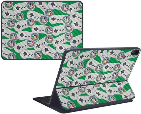 MightySkins Carbon Fiber Skin for Apple iPad Pro Smart Keyboard 12.9" (2018) - Anime Fan - Protective, Durable Textured Carbon Fiber Finish - Easy to Apply, Remove, and Change Styles - Made in The USA in Saudi Arabia