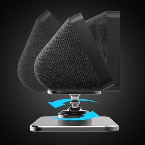 حامل قابل للتعديل لـ Echo Show 5 الجيل الأول والثاني، حامل قابل للدوران من الألومنيوم بزاوية 360 درجة لـ SH0W 5، يمكنك بسهولة إمالة العرض 5 للأمام أو للخلف لتحسين زاوية الرؤية (رمادي) in Kuwait