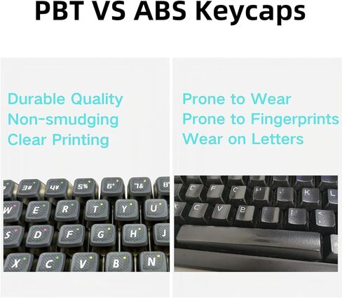Panda Keycaps,Black Pudding Keycaps,Gamming Keycaps,Dye Sub PBT Keycaps,Custom Keycaps for Mechanical Gaming Keyboard,Shine Through Keycaps,Compatiability for 100%, 95%,80%,75%, 65%, 60% (Cute Panda) in Saudi Arabia
