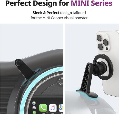 AAUXX_ Phone Holder Car for Mini Ball Mount, Magnetic Phone Mount, Car Holder Mount for iPhone 15 14 13 12, Other Devices Use with Iron Plate in Kuwait