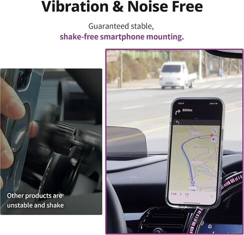 AAUXX_ Phone Holder Car for Mini Ball Mount, Magnetic Phone Mount, Car Holder Mount for iPhone 15 14 13 12, Other Devices Use with Iron Plate in Kuwait