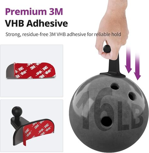 AAUXX_ Phone Holder Car for Mini Ball Mount, Magnetic Phone Mount, Car Holder Mount for iPhone 15 14 13 12, Other Devices Use with Iron Plate in Kuwait