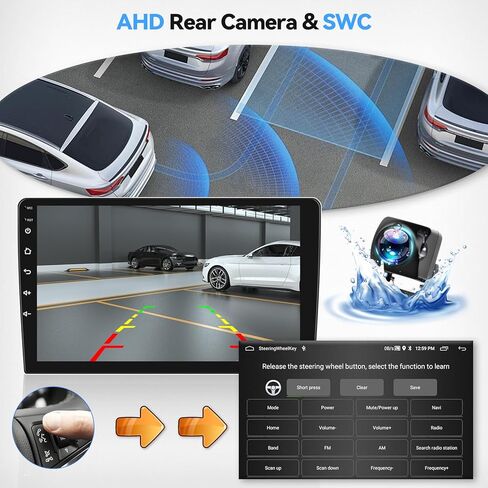 ستيريو سيارة CamECHO 2+64G Android 13 لسيارة Lexus RX300 / Toyota Harrier 1997-2003، راديو CarPlay اللاسلكي وراديو السيارة التلقائي Android، شاشة لمس 9 بوصات داخل لوحة القيادة GPS مع بلوتوث WiFi RDS SWC Mirror Link in Saudi Arabia
