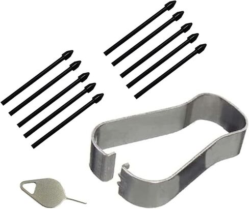 (10pcs Black Pack) Stylus Pen Hard Nibs Replacement s Pen Nibs Parts for Samsung Galaxy Tab S7 11.0" Wi-Fi/LTE/5G,Galaxy Tab S7+/S7 Plus 12.4" Wi-Fi/LTE/5G (Black) in Kuwait