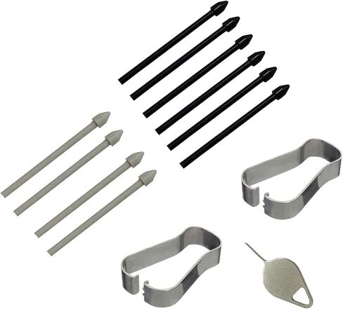 (10pcs Black Pack) Stylus Pen Hard Nibs Replacement s Pen Nibs Parts for Samsung Galaxy Tab S7 11.0" Wi-Fi/LTE/5G,Galaxy Tab S7+/S7 Plus 12.4" Wi-Fi/LTE/5G (Black) in Saudi Arabia