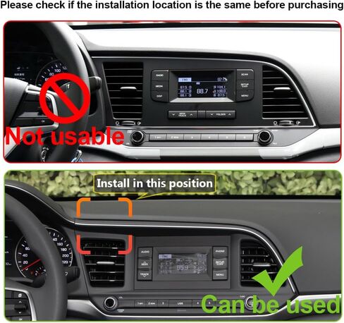 حامل هاتف السيارة لملحقات سيارات Hyundai Elantra [فقط لـ 2021-2024 Elantra] [حامل الهاتف الخلوي بدون استخدام اليدين يناسب هواتف iPhone وجميع الهواتف الذكية] in Kuwait