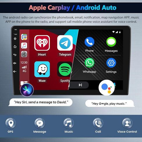 SIXTOP [2+64G] ستيريو سيارة Android لسيارة Hyundai Sonata 2010-2015 ترقية استبدال راديو Carplay Android Auto Mirror Link 30 سمة 9 بوصة تعمل باللمس وحدة رئيسية FM GPS بلوتوث + كاميرا احتياطية وميكروفون in Kuwait