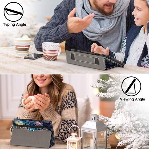 VORI Case for All-New Fire 7 Tablet (9th Generation, 2019 Release), Folio Smart Cover with Auto Wake/Sleep (Mandala Galaxy) in Saudi Arabia