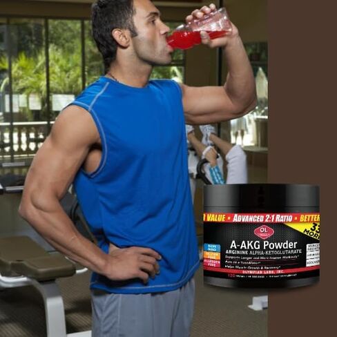 Olympian Labs PSN A-AKG Powder for Men's Health, Energy & Sports Nutrition Performance, 80 Servings, 240 Gram Jar in Saudi Arabia