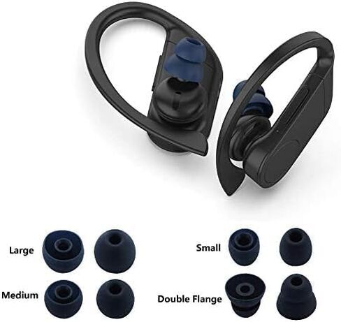 Replacement Earbud Ear Buds Tips Compatible with Powerbeats Pro Earbuds, 8 Pairs S/M/L/D 4 Sizes Soft Silicone Earbuds Tips Ear Tip – Ivory 23 in Saudi Arabia