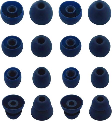Replacement Earbud Ear Buds Tips Compatible with Powerbeats Pro Earbuds, 8 Pairs S/M/L/D 4 Sizes Soft Silicone Earbuds Tips Ear Tip – Ivory 23 in Saudi Arabia