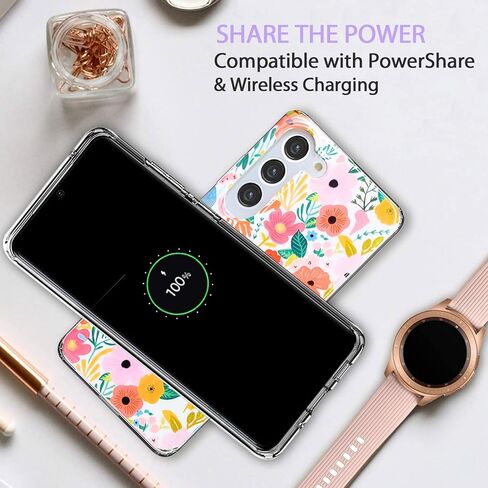 حافظة J.west Galaxy S21 5G 6.2 بوصة، لامعة فاخرة وشفافة شفافة أوبال لؤلؤية رقيقة تصميم لامع طباعة جرافيك غطاء سيليكون ناعم للنساء الفتيات حافظة هاتف واقية رفيعة من مادة TPU ملونة in Saudi Arabia